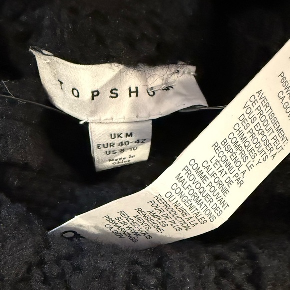 Topshop Black Ribbed Turtleneck Sweater - Picture 4 of 4